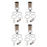 Ensemble chemises pistons Ø74.5 Renault R8 Gordini