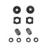 Front axle repair kit (Ø24mm bar) for Peugeot 504 up to 1974