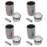Ensemble chemises pistons ⌀76 Renault R5 Alpine Atmosphérique (840.25)