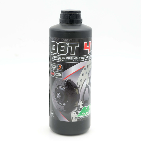Liquide de frein DOT 4 Minerva - 500 ML. Alépoc