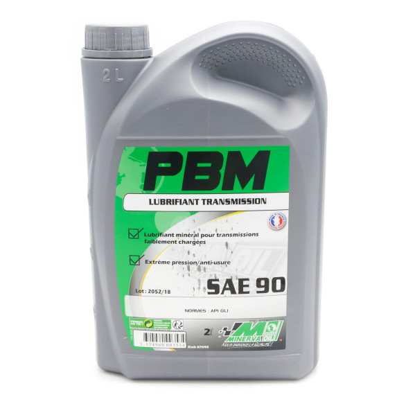 Minerva Lubrifiant transmission PBM SAE90 Minérale. Alépoc