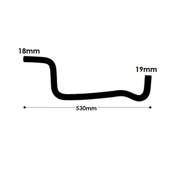 Left heater hose for Renault R4
