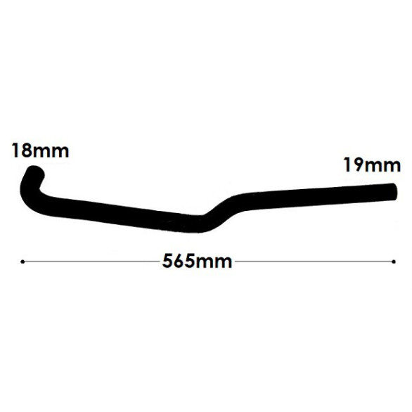 Right heater hose for Renault R4