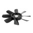 Hélice (8 pales) de ventilateur pour Peugeot (Moteur Indénor)