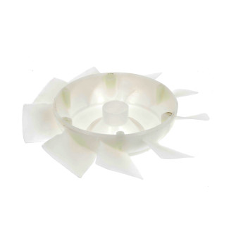 White fan propeller (9 blades) for Citroën (602cc engine) 2cv6, Ami 8, Dyane 6, Méhari 2
