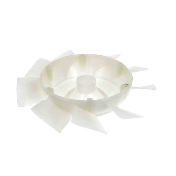 White fan propeller (9 blades) for Citroën (602cc engine) 2cv6, Ami 8, Dyane 6, Méhari