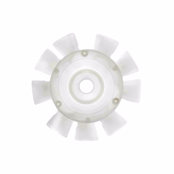 Hélice (9 pales) de ventilateur blanche pour Citroën (Moteur 602cc) 2cv6, Ami 8, Dyane 6, Méhari
