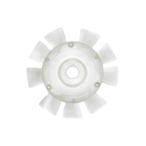 White fan propeller (9 blades) for Citroën (602cc engine) 2cv6, Ami 8, Dyane 6, Méhari
