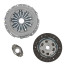 Kit embrayage 215mm (10 cannelures) pour Peugeot (Diesel) 504, 505