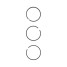 4 Sets of 3 segments ⌀84 (2 + 2 + 4.5) for Peugeot 404, 504, J7, J9