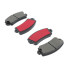 Front brake pads (2 calipers) for Renault R4, R5, R6, R12, R14, R16, R18