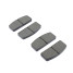 Rear brake pads (2 calipers) for Renault Caravelle, Dauphine, Floride, R8, R10