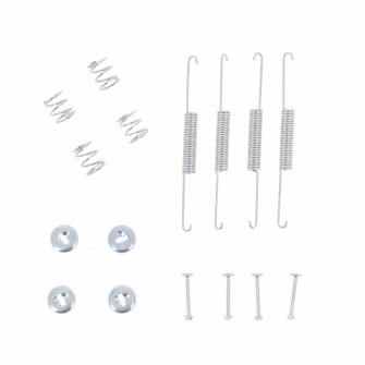 Kit ressorts de fixations mâchoires avant (⌀200mm) pour Citroën 2CV4, 2CV6, Dyane, Méhari