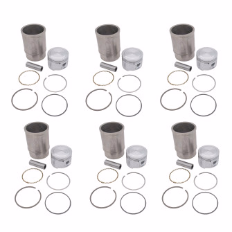 Ensemble chemises et pistons V6 Ø88 Peugeot 504, 604 Renault R30