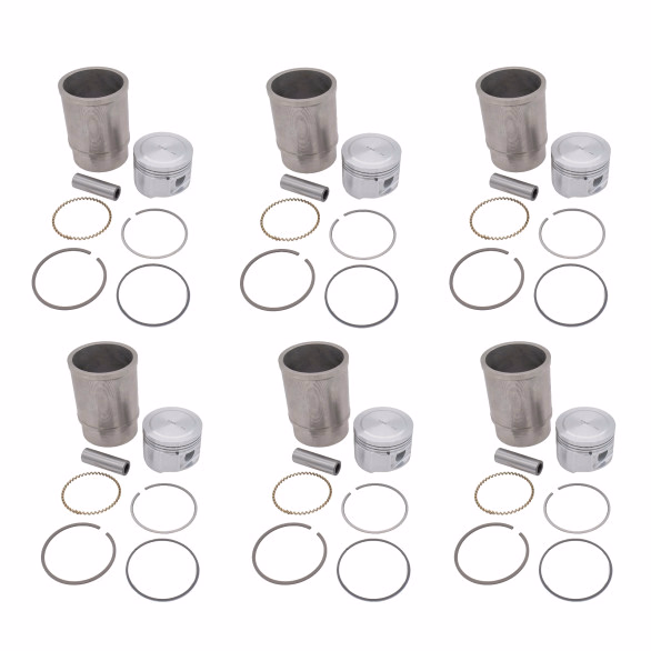 Liner and piston assembly V6 Ø88 Peugeot 504, 604 Renault R30