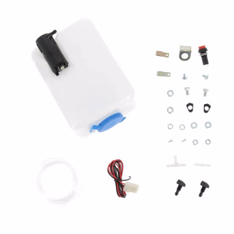 Réservoir Liquide de Lave Glace avec Pompe Electrique (12V) pour Citroën 2CV, Ami, Dyane, Méhari