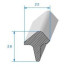 Kit de joints 4 portes pour Simca Aronde Berline