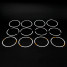 Base gaskets for sleeves Renault R5, R10, R12, Estafette