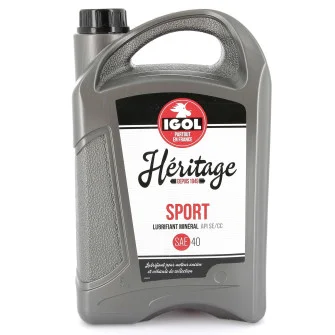 Huile IGOL Heritage Sport SAE 40 5L