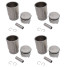 Ensemble chemises et pistons Ø88 Peugeot 504, 505, J5, Citroën C25