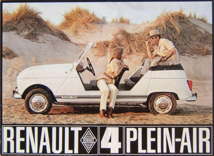 Pub Renault R4 4L